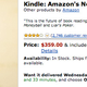 Illustration for article titled Amazon Kindle Price Reduced to $359, Now Back In Stock